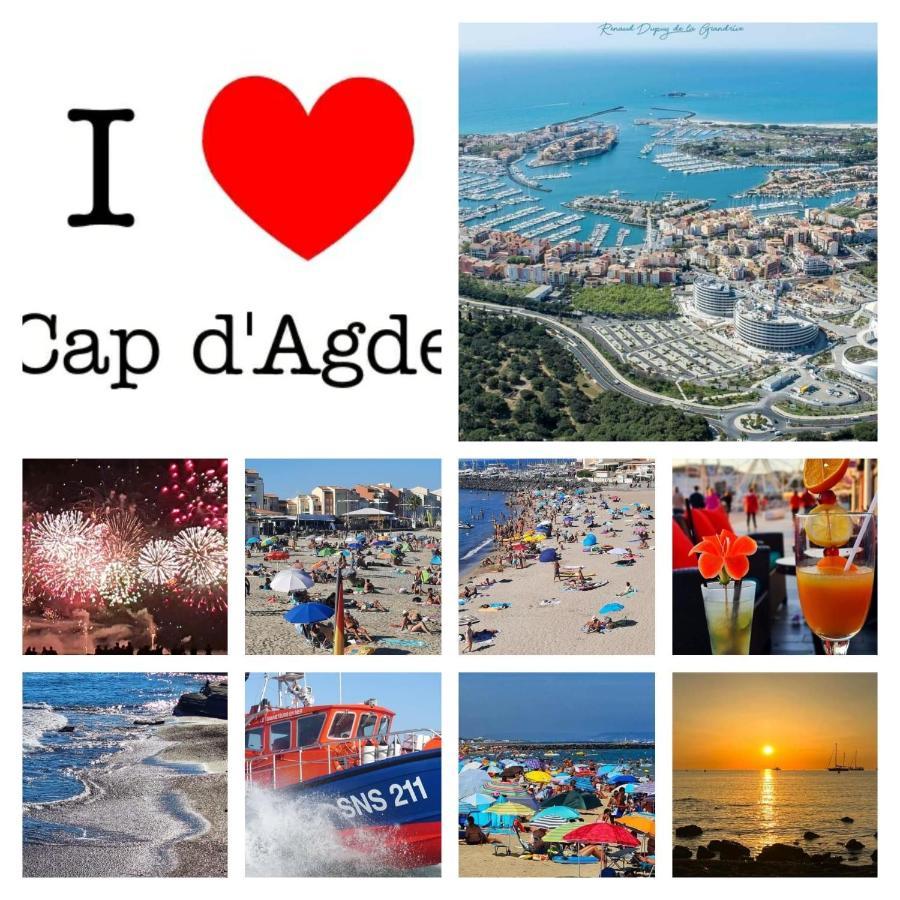 Studio Chaleureux Au Cap D'Agde Buitenkant foto